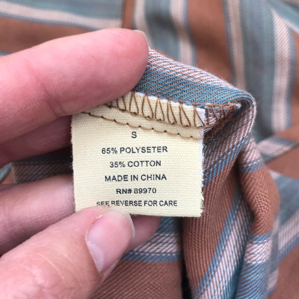 Love Notes Striped Button Up - S - Picture 4 of 6